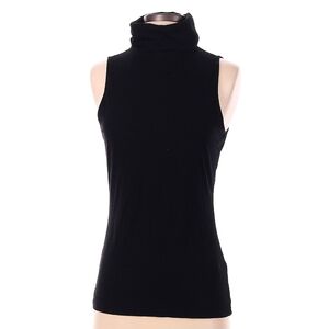 Mock turtleneck sleeveless tank
